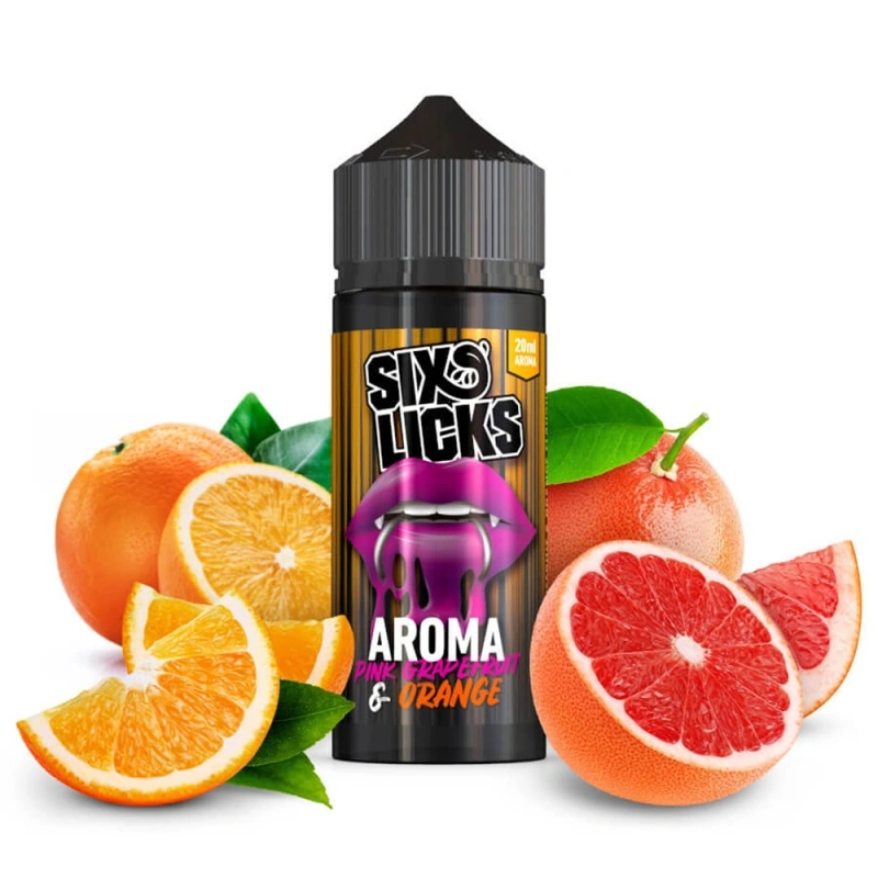Sixs Licks - Pink Grapefruit & Orange 10ml Aroma